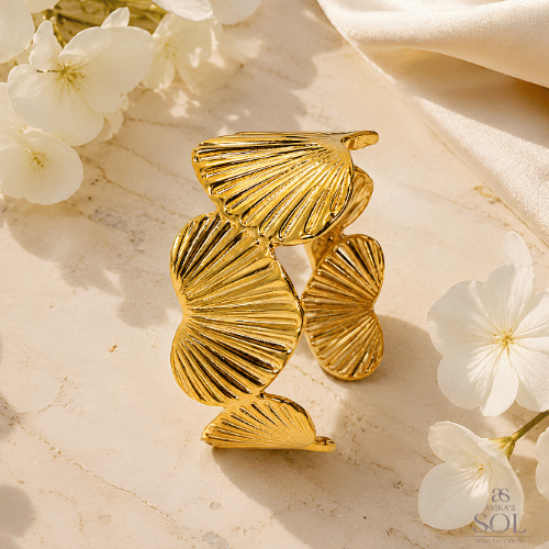 Gold Leaf hand Cuff