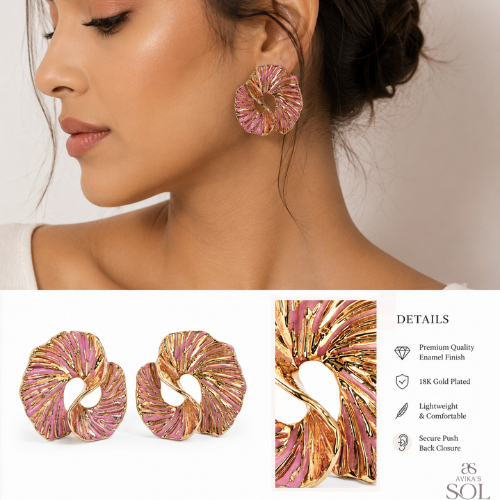 pink Earrings