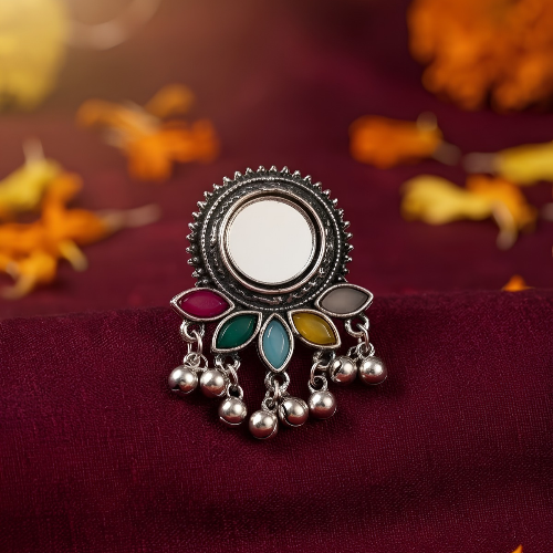 Rangrez Multicolour Ring